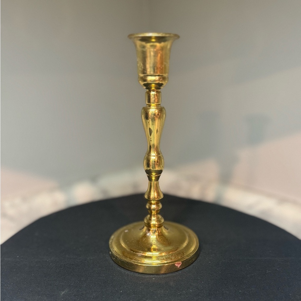 Vintage PartyLite Solid Brass Taper Holder